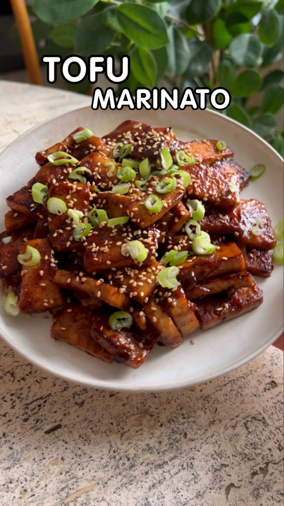 Marinated and Pan-Fried Tofu